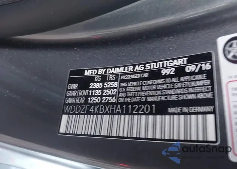 2017 Mercedes-Benz E 300 4Matic from USA, damaged, VIN WDDZF4KBXHA112201